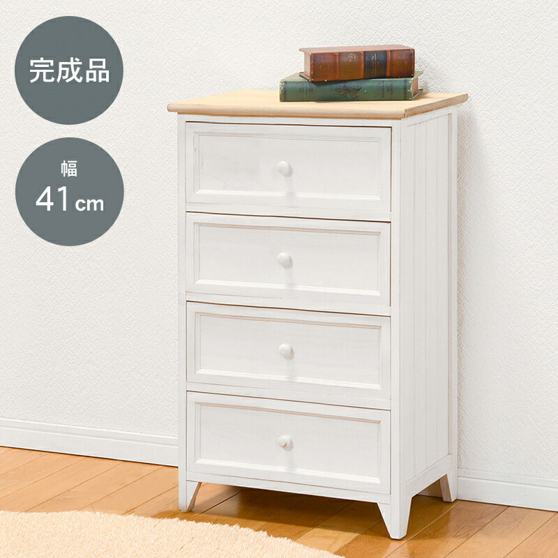 チェスト チェスト-MCH52-アンティーク天板 6段 31×38.5×71.5cm 衣類収納