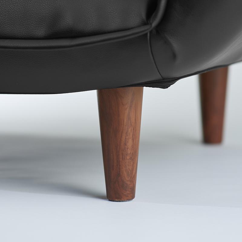 ソファー リクライニングカウチソファ レザータイプ Esta エスタ 2P ブラウン 日本製
