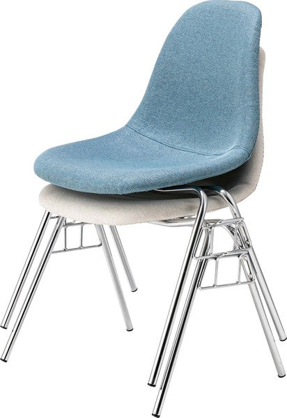 チェア 幅61.5×奥行57×高さ79.5cm ダイニングチェア デザインチェア 回転チェア ブルー