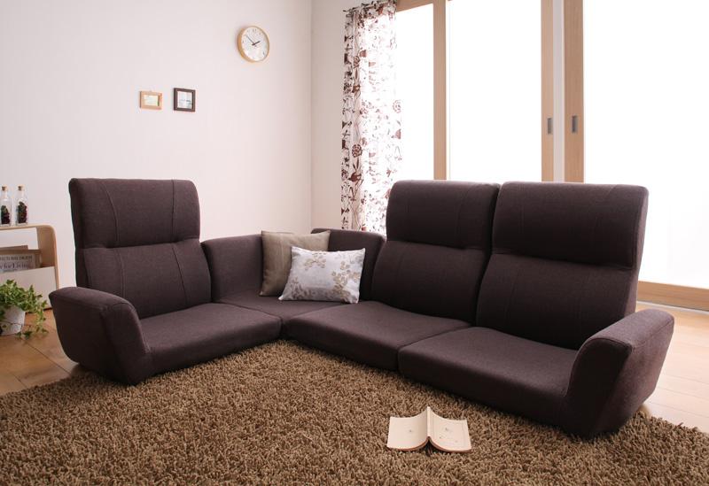 ソファー フロアコーナーソファ cozy コジー 1P+2P+コーナー ローソファー 1P