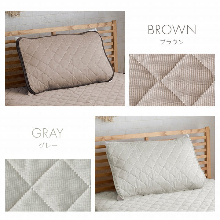 枕パッド マクラパッドレノ 43×63cm 日用品 洗える 寝具 ■ひんやり感のある糸を組み合わせて