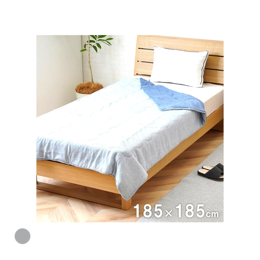 冷感フリッシュ ダブル 掛布団(キルトケット含む) 185×185cm 日用品 掛布団 布団 寝具
