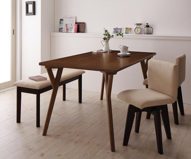 ダイニングセット 回転チェア付きモダンデザインダイニング LEGNO レグノ ダイニングテーブル