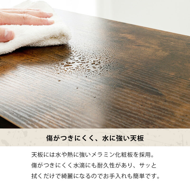 ラック ラック-KR-37 60×30×87.5cm リビング収納 キャスター付き