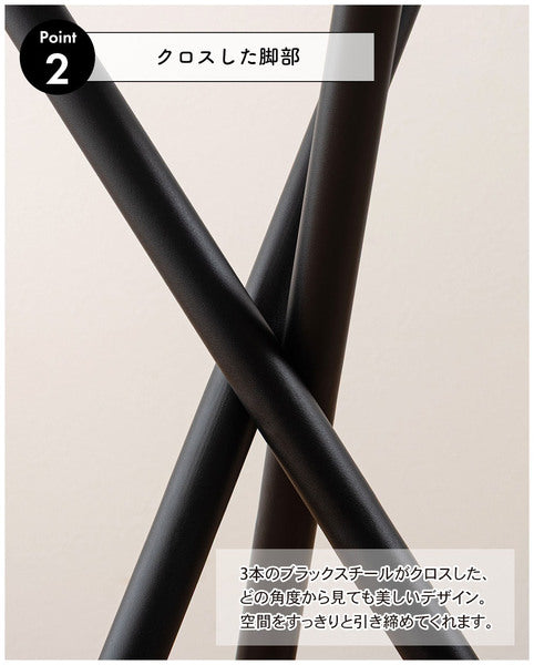 カフェテーブル ラウンドハイテーブル 幅60×奥行60×高さ96.5cm リビングテーブル テーブル