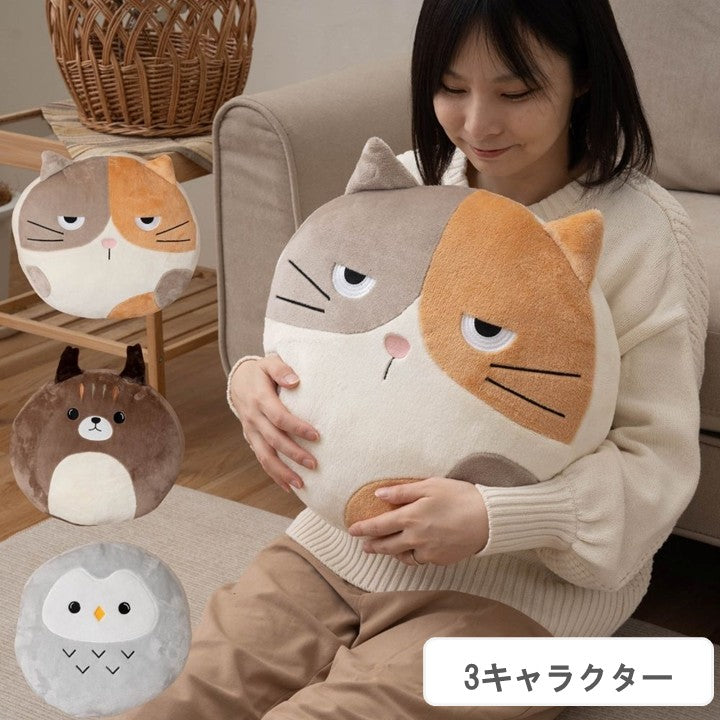 ぬいぐるみ 26AWコタン ミケネコ マルフロア R43X8 43×43×8cm 日用品 クッション