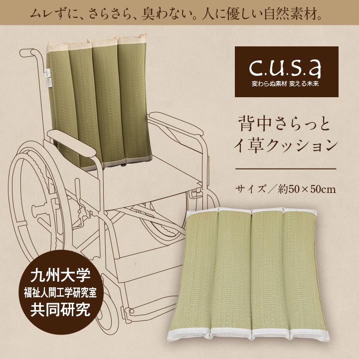 背中さらっとクッション50角 50X50 50×50cm 日用品 ハイバック 消臭 クッション