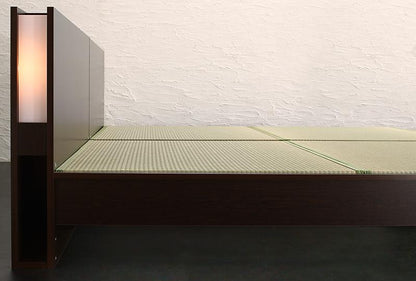 ベッド シングル お客様組立 高さ調整できる国産畳ベッド LIDELLE リデル 美草 すのこベッド
