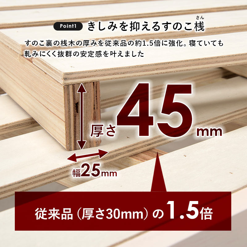ベッド シングル シングルベッド-MB- 97.5×211.5×72cm すのこベッド パイプベッド
