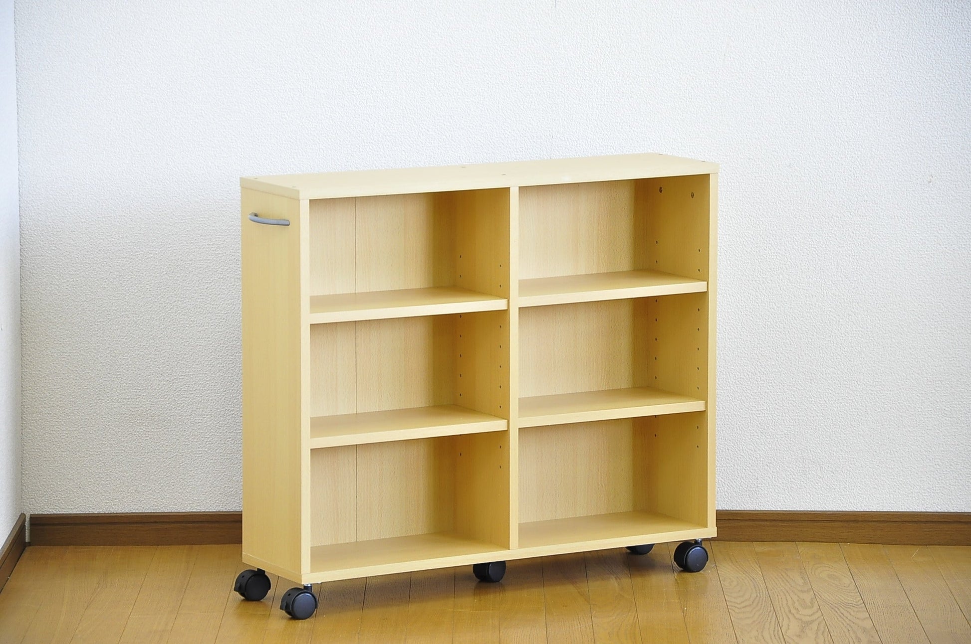 ラック 隙間収納家具 2個セット 収納 押入れ キャスター 隙間 本棚・書棚・シェルフ 本棚 全3色
