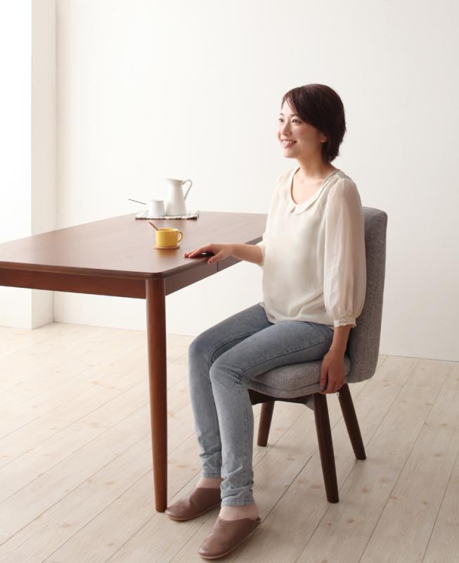 ダイニングセット 北欧デザイン らくらく回転チェアダイニング cura クーラ ベンチ 2P 北欧
