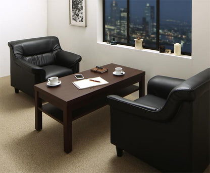 ソファ 条件や目的に応じて選べる 重厚デザイン応接ソファセット Office Road 4点セット