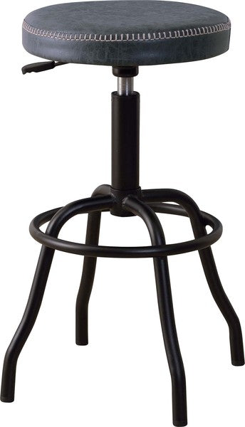 ラルフ ハイスツール 幅47×奥行47×高さ67cm スツール オットマン 腰掛け ブラック 全2色