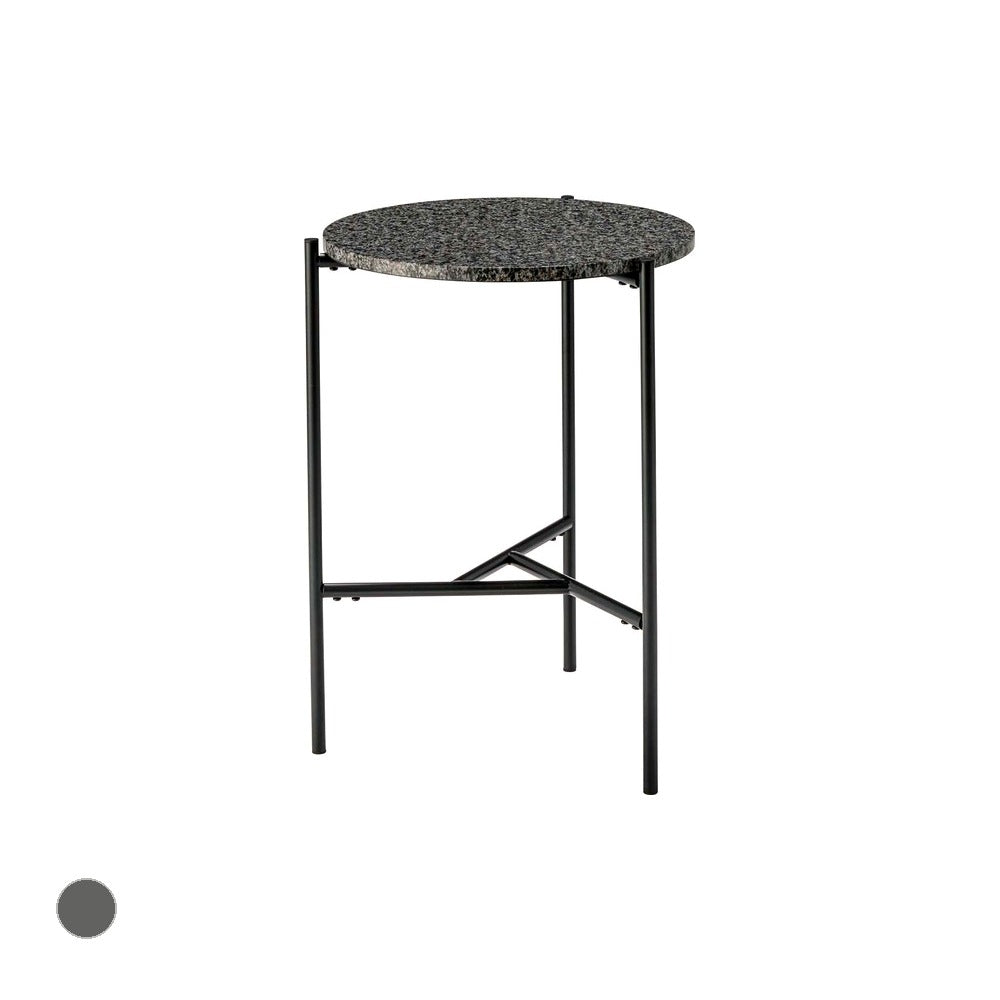 サイドテーブル 幅40×奥行42×高さ55cm テーブル PT-208DGB スチール (粉体塗装)