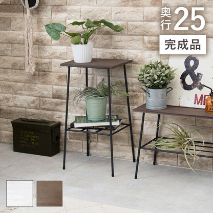 ラック ラック-KR 40×14×55cm リビング収納 完成品 組立不要 コーナー スリム 薄型