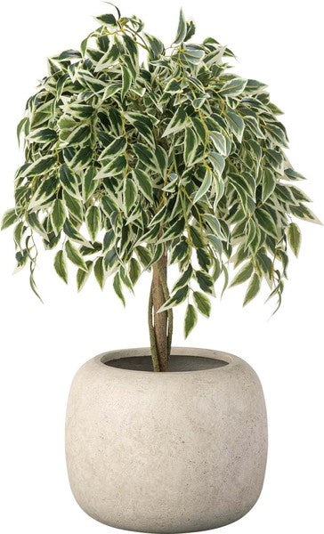 グリーンベース 幅33.5×奥行33.5×高さ26.5cm 日用品 完成品 組立不要 グレー 植木鉢