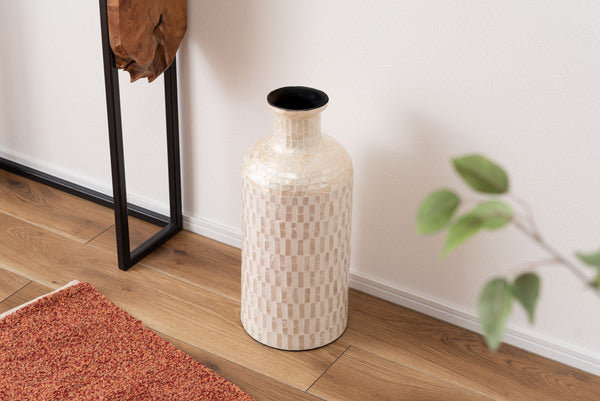 グリーン ベースオブジェL 幅19×奥行19×高さ45cm 日用品 完成品 組立不要