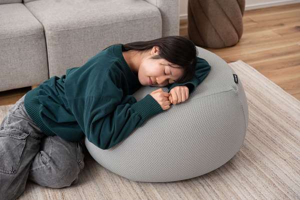 ビーズクッション 幅67×奥行67×高さ41cm 日用品 1人掛け 一人掛け 1P 完成品 組立不要