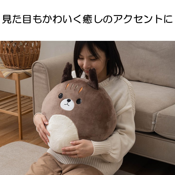 ぬいぐるみ 26AWコタン ミケネコ マルフロア R43X8 43×43×8cm 日用品 クッション