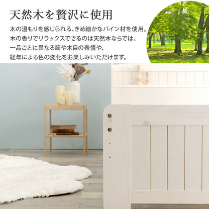 ベッド セミダブル すのこベッド-高さ調整 すのこベッド パイプベッド ベット すのこ 高さ調節