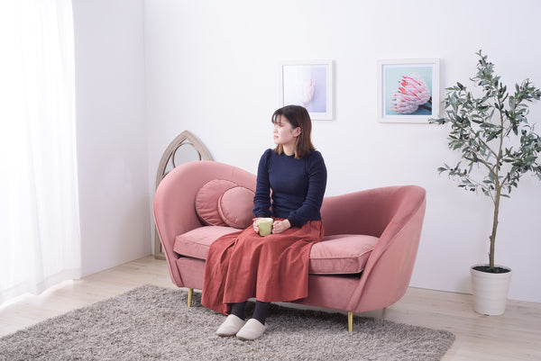 エステ ソファ2人掛 幅162×奥行74×高さ85cm ソファー ローソファー カウチソファ