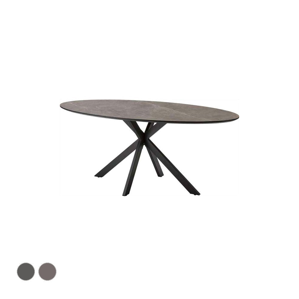 オーバルダイニングテーブル 幅180×奥行90×高さ72.5cm ダイニング家具 ダイニングテーブル