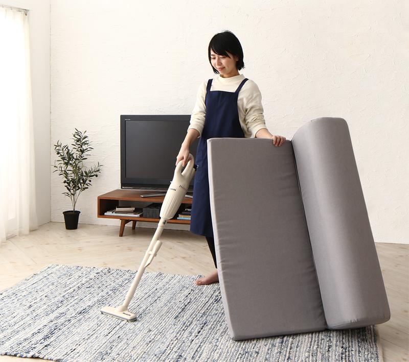 ソファー フロアコーナーソファ Populs ポプルス 1P ローソファー フロアソファー