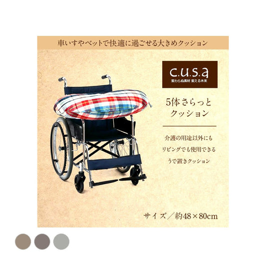 P五体さらっと AZ 48×80cm 日用品 クッション クッション・座布団