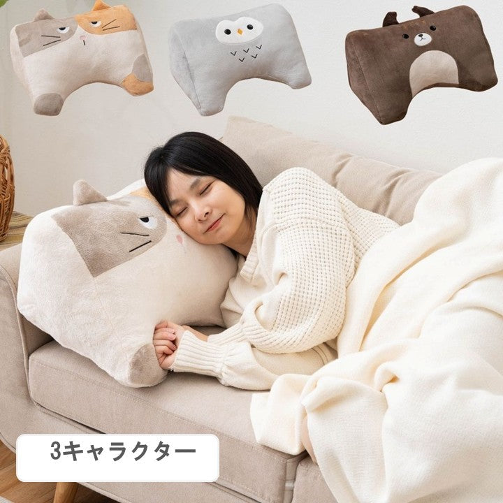ぬいぐるみ 26AWコタン ミケネコ ヨリカカリ 55X35 55×35×25cm 日用品