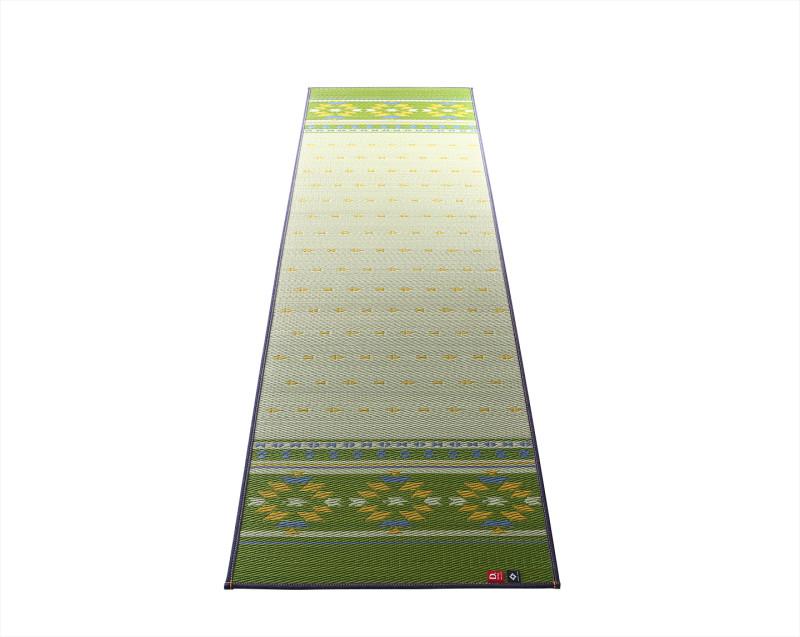ラグマット 11柄から選べるデザイン国産畳ヨガマット アース 60×180cm カーペット ラグ