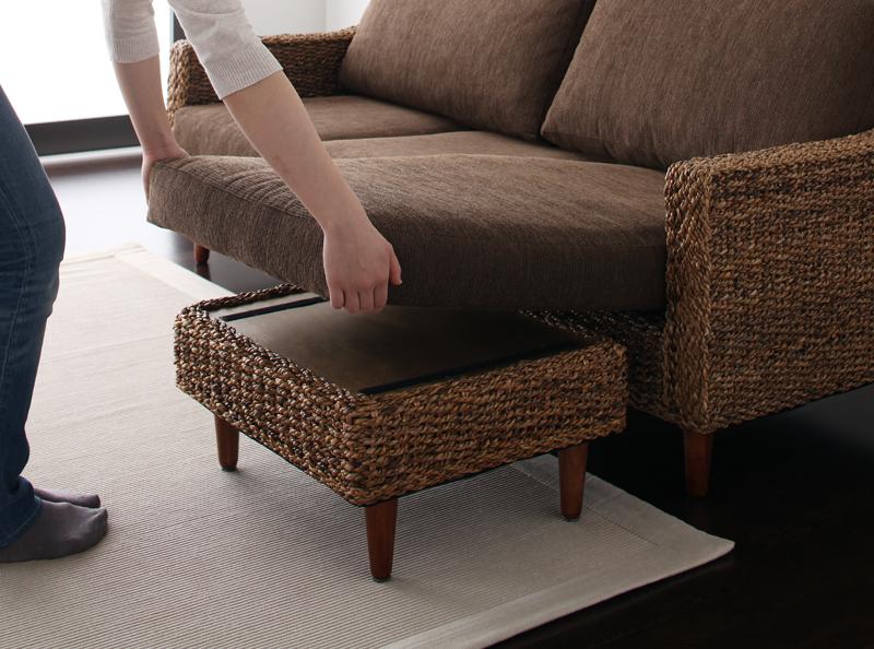 ソファー アバカシリーズ Parama パラマ 3P ローソファー フロアソファー コーナー