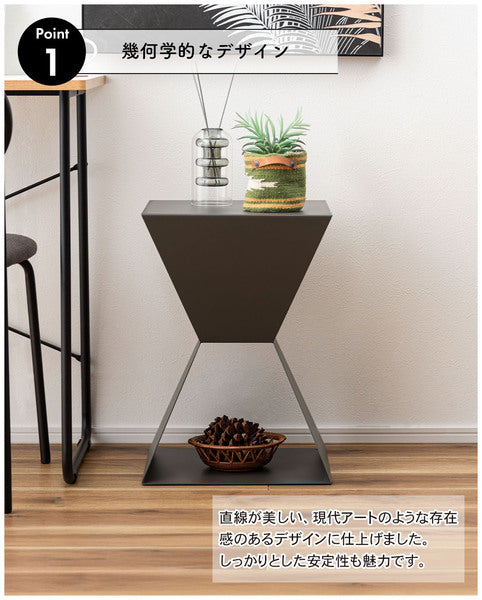 サイドテーブル 幅35×奥行35×高さ50.5cm 完成品 組立不要 テーブル シンプル コンパクト