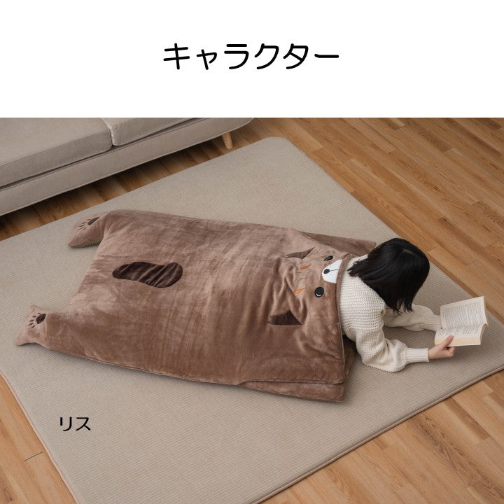 ぬいぐるみ 26AWコタン ミケネコ モグットケット 70X120 70×120×5cm 日用品