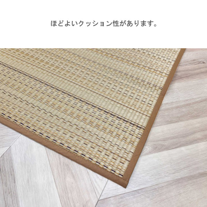 い草ラグ FX色彩 江戸間2畳 176×176cm ラグマット カーペット ラグ
