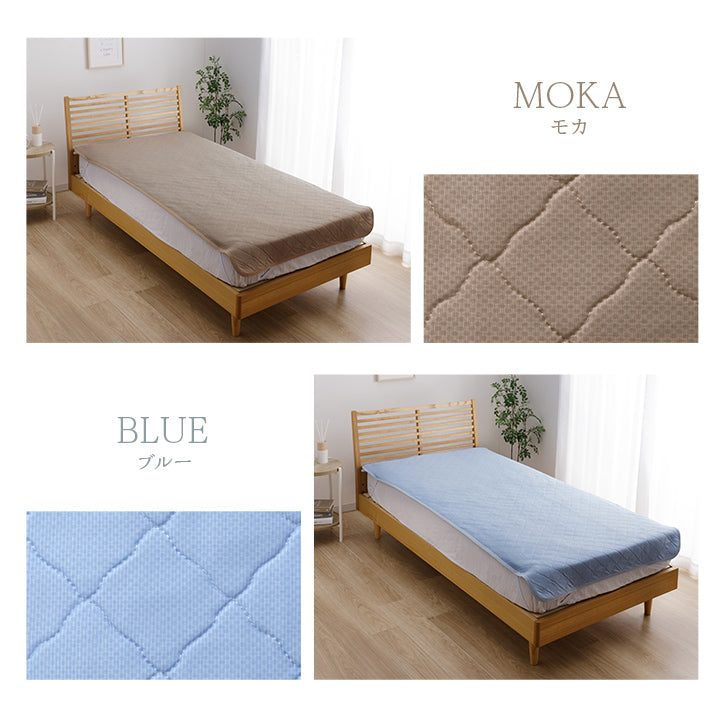 敷パッド レノプレミアム 100×205cm 日用品 洗える 寝具 ■四隅にゴムバンド付きで