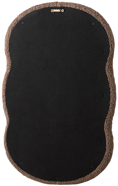 ミラー 幅40×奥行3.5×高さ60cm 完成品 組立不要 ウォールミラ 壁掛けミラ アートミラ