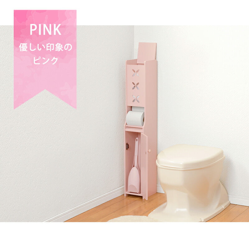 ラック トイレラック-MTR-扉タイプ 15.5×20.5×93cm リビング収納 完成品 組立不要