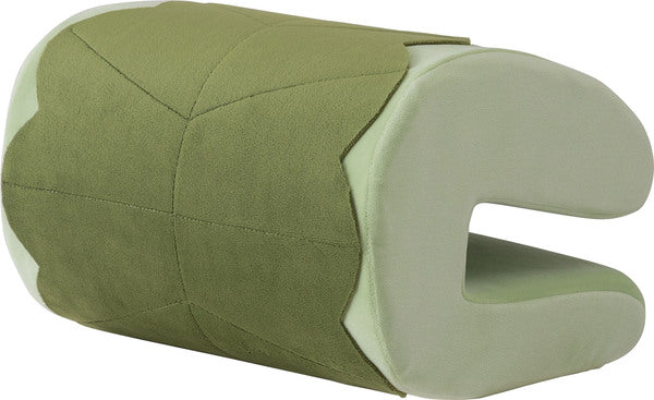 挟んで使えるクッション 幅30×奥行25×高さ19cm 日用品 完成品 組立不要 グリーン ピンク