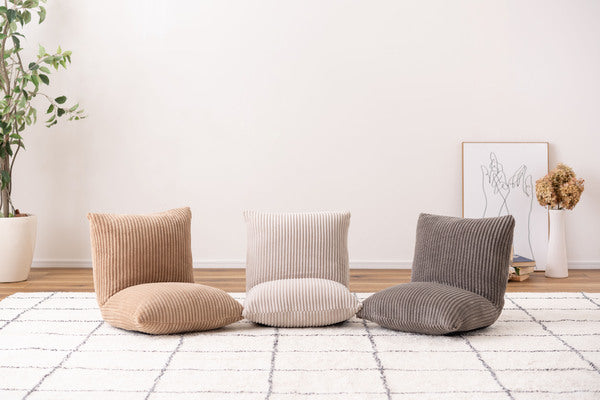 フロアチェア カックンリクライナー 幅38×奥行38×高さ36cm チェア ダイニングチェア 完成品