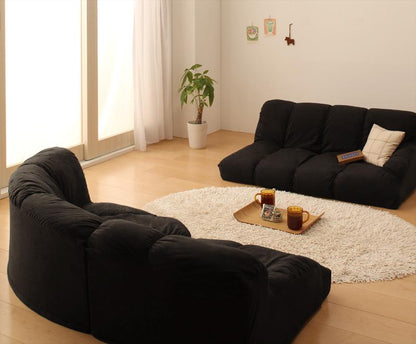 ソファ ロータイプ フロアコーナーソファ flaum フラウム 右コーナーセット 70×67cm