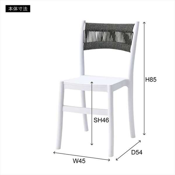 チェアー 幅45×奥行54×高さ85cm ダイニングチェア デザインチェア 回転チェア 1P
