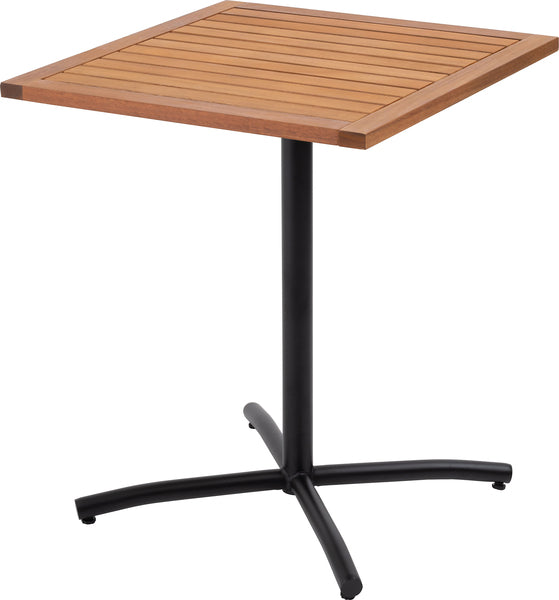 オリー カフェテーブル 幅61.5×奥行61.5×高さ74cm リビングテーブル ブラック グレー