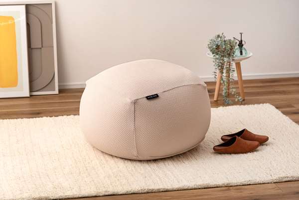 ビーズクッション 幅67×奥行67×高さ41cm 日用品 1人掛け 一人掛け 1P 完成品 組立不要