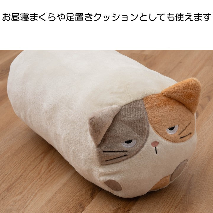 ぬいぐるみ 26AWコタン ミケネコ ボルスター R20X40 40×20×20cm 日用品