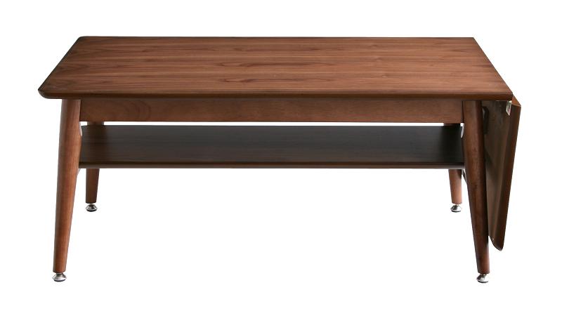 テーブル 天然木北欧デザイン伸長式エクステンションローテーブル Noyie ノイエ W90-120