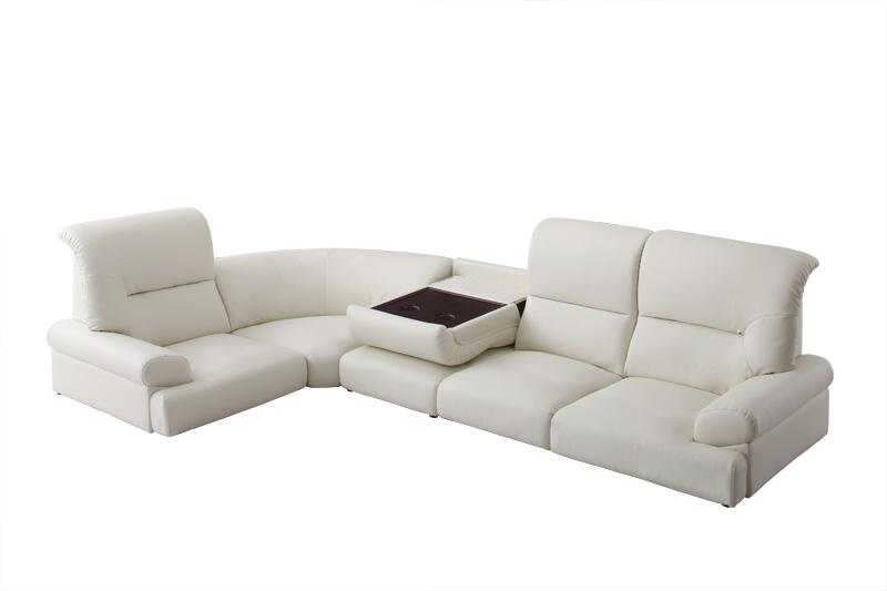 ソファ ハイバックフロアコーナーソファ WHITE ホワイト 5点セット 1P×4+コーナー 1P