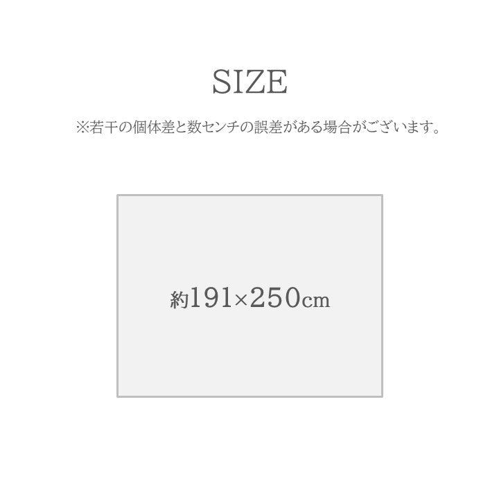 ラグ グラン 普通版長方形 191×250cm ラグマット カーペット 絨毯