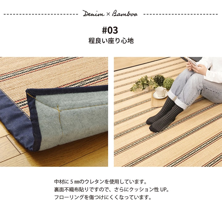 キッチンマット ヴィンテージ 丸巻 NV 190X190 190×190cm ラグマット カーペット
