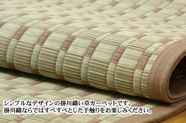 花ござ 奥丹後 本間6畳 BE 286.5X382 286.5×382cm ラグマット カーペット