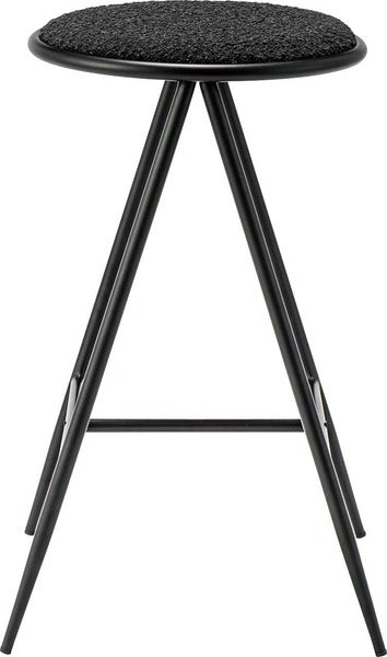 ハイスツール 幅40×奥行40.5×高さ65cm スツール オットマン 腰掛け ブラック グレー